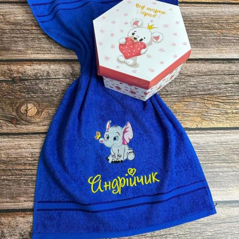 Рушник "Андрійчик", розмір 50*90 см, щільність 400 г/м2