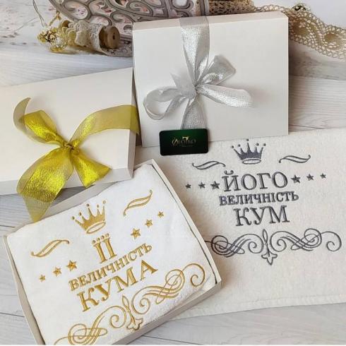 Рушник для кумів, розмір 50*90 см, щільність 450 г/м2