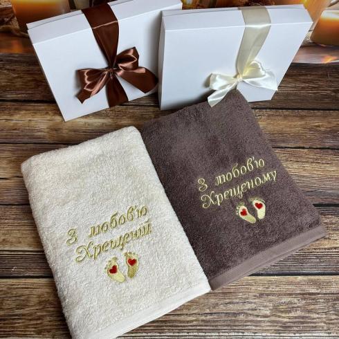 Рушник для хрещених, розмір 70*140, щільність 500 г/м2