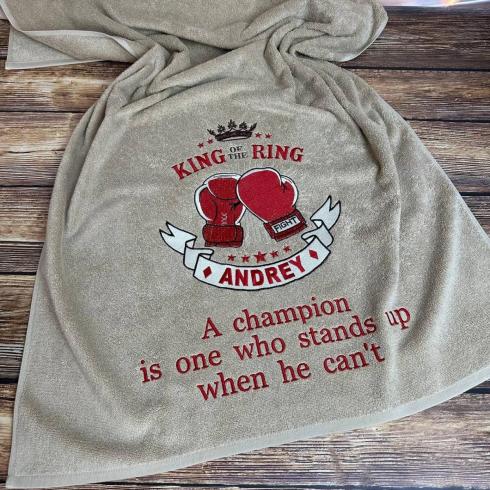 Рушник "Полтавському танку", розмір 70*140 см, щільність 450 г/м2