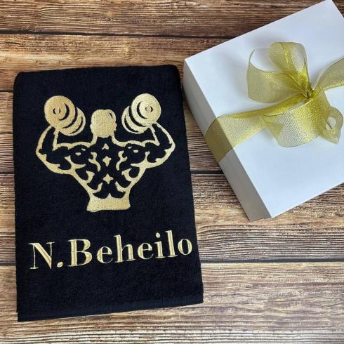 Рушник "N.Beheilo", розмір 50*90 см, щільність 450 г/м2