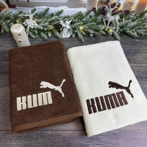 Рушник "Kum або Kuma", розмір 50*90 см, щільність 400 г/м2