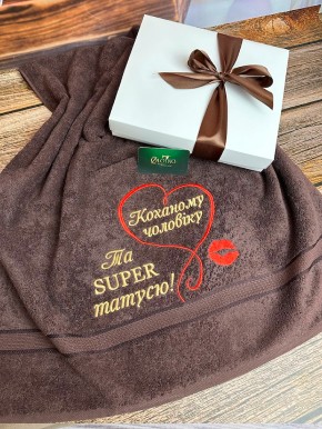 Рушник "Коханому чоловіку", розмір 70*140 см, щільність 400 г/м2