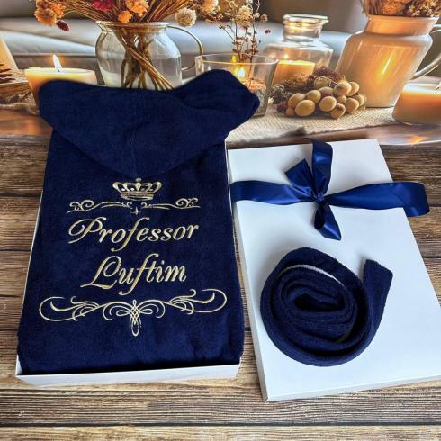 Халат махровий з капюшоном 