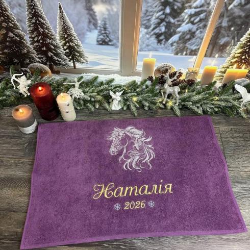 Рушник "Наталія & Євгеній", розмір 70*140 см, щільність 500 г/м2