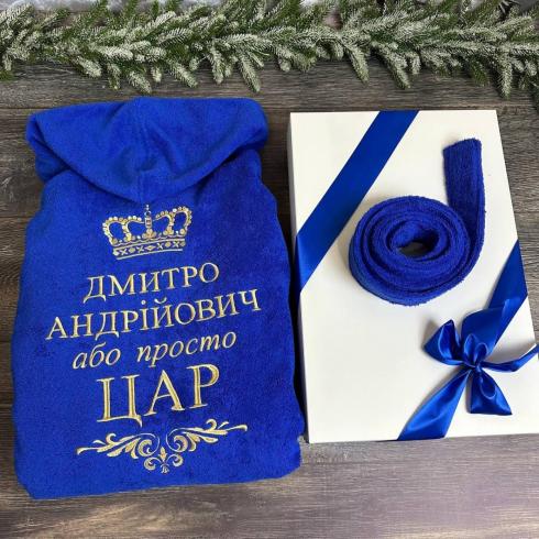 Халат махровий з капюшоном 