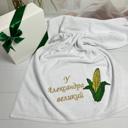 Рушник "У Олександра великий", розмір 70*140 см, щільність 400 г/м2