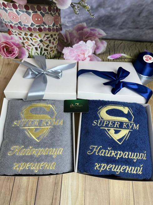 Рушник для кумів, розмір 70*140 см, щільність 400 г/м2