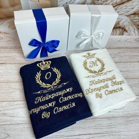 Рушник для хрещених, розмір 70*140, щільність 450 г/м2