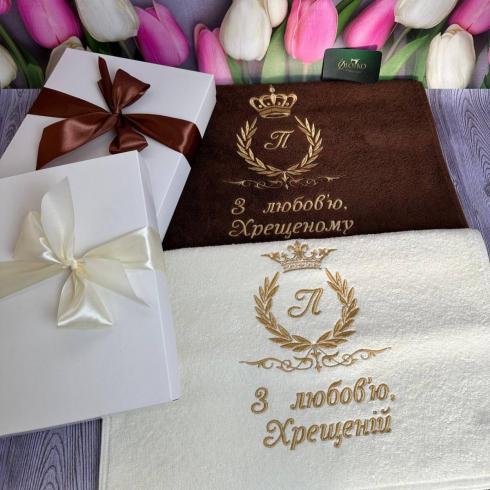 Рушник для хрещених, розмір 50*90, щільність 450 г/м2