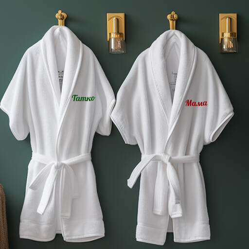 Халати з вишивкою